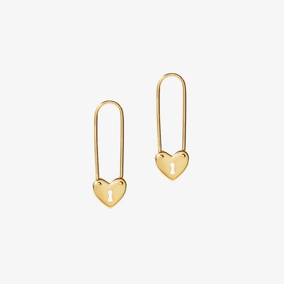 Safety Pin Earrings - Sia Silver, Ana Luisa